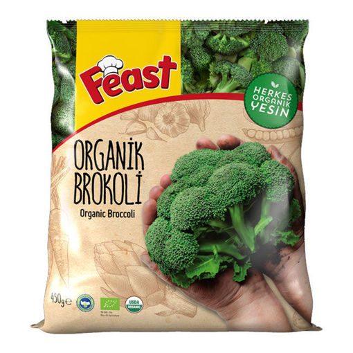 Feast Organik Brokoli 450 Gr nin resmi