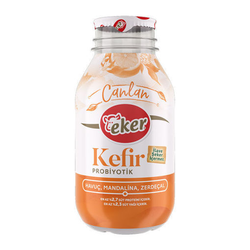 Eker Havuç Zerdeçal Mandalina Kefir 290ml nin resmi