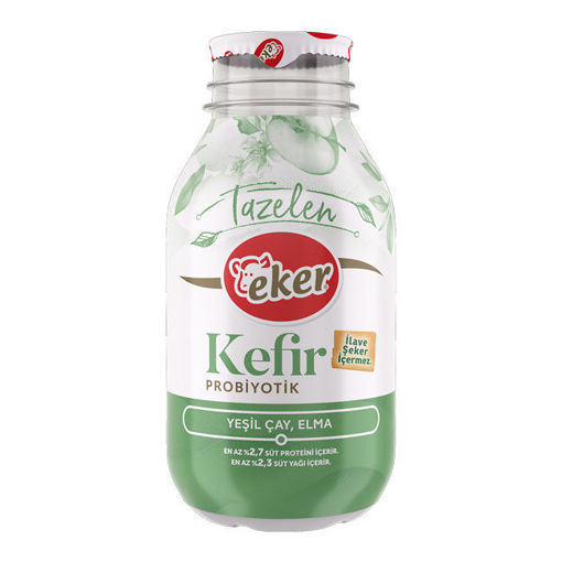 Eker Yeşil Çaylı Elma Kefir 290ml nin resmi