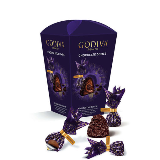Godiva Chocolate Domes Duble Cikolata 123Gr nin resmi