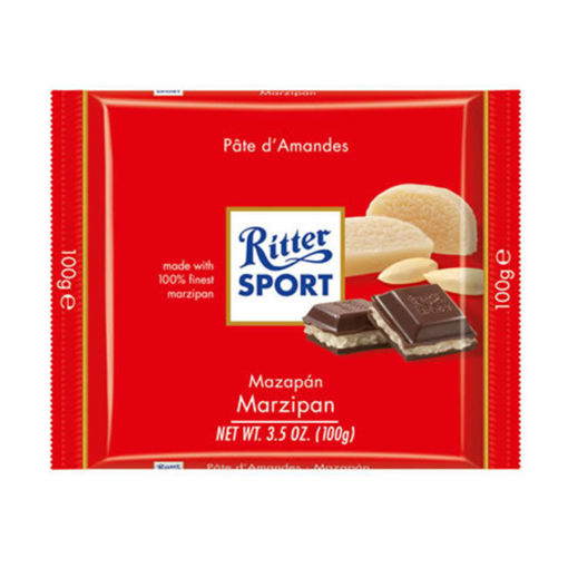 Ritter Sport Acıbadem Dolgulu Çikolata 100 gr nin resmi
