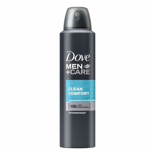 Dove Men Care Erkek Sprey Deodorant Clean Comfort 150 ml nin resmi