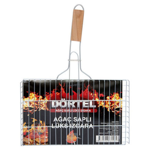Dörtel Ağaç Saplı Lüks Izgara 23X36cm nin resmi