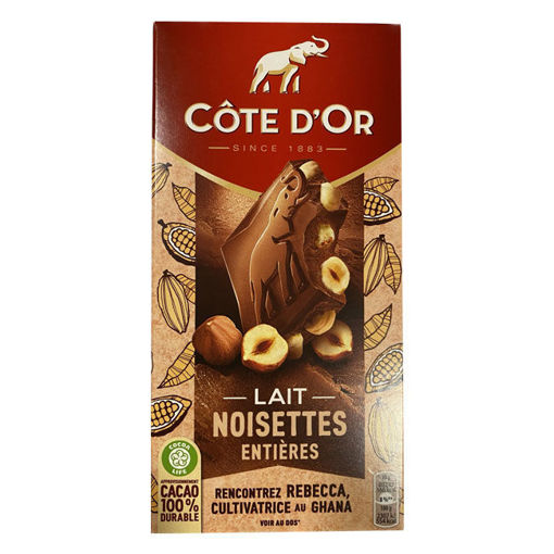 Cote Dor Fındıklı Sütlü Çikolata 180 g nin resmi