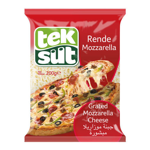 Teksüt Rende Mozzarella Peyniri 200 Gr nin resmi