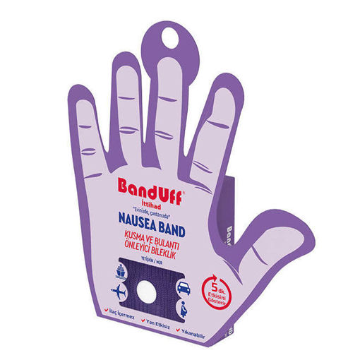 Banduff Bulantı Bilekliği Mor nin resmi