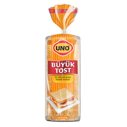Uno Büyük Tost Ekmeği 550 Gr nin resmi