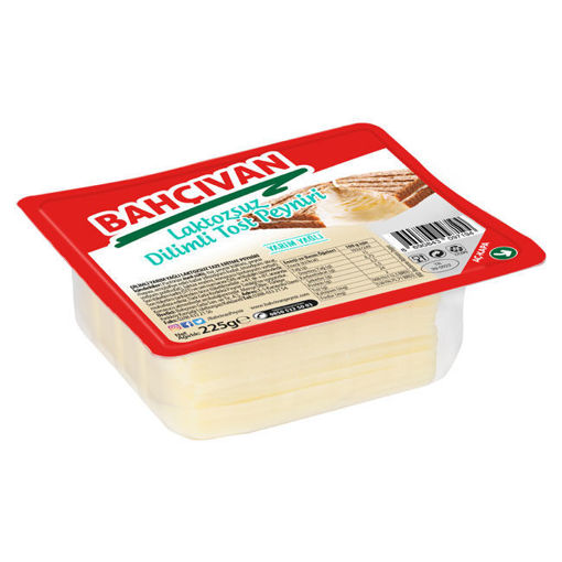 Bahçıvan Dilimli Yarım Yağlı Laktozsuz Tost Peyniri 225gr nin resmi