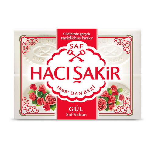 Hacı Şakir Gül Banyo Sabunu Sabun 600gr nin resmi
