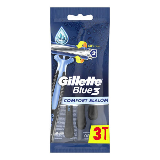 Gillette Blue3 Comfort Slalom Tıraş Bıçağı 3'lü nin resmi