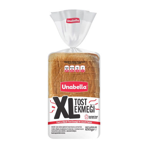 Unabella Tost Ekmeği Xl 650 Gr nin resmi