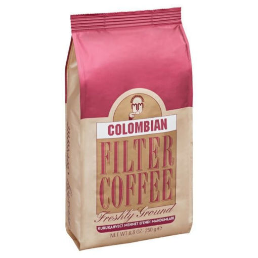 Kurukahveci Mehmet Efendi Colombian Filtre Coffee 250gr nin resmi