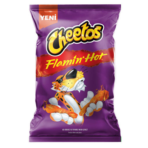 Cheetos Flamin Hot Acı Biber Peynir 102Gr nin resmi