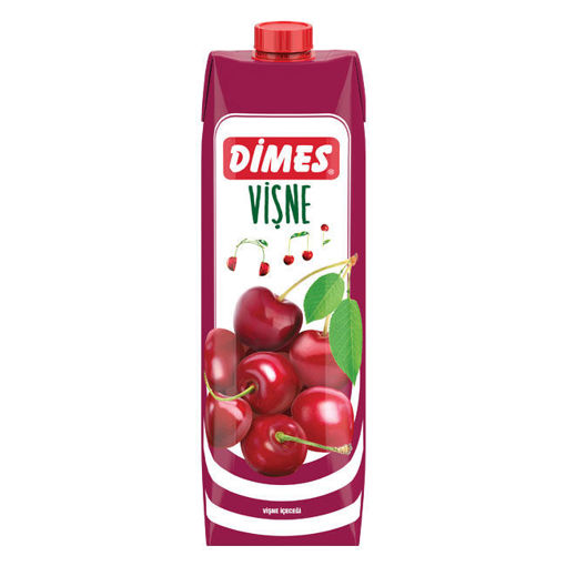 Dimes Meyve Suyu Vişne Nektarı 1 Lt nin resmi