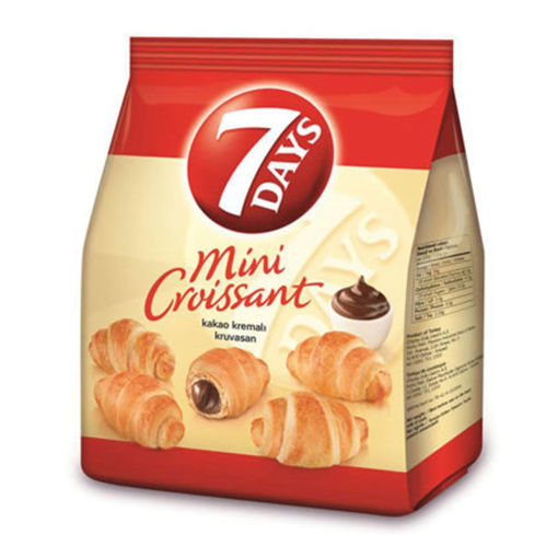 7Days Mini Croissant Kakao Kremalı Kruvasan 185Gr nin resmi