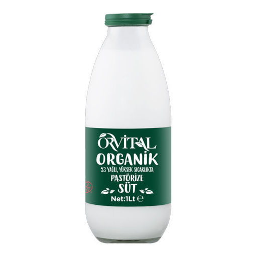 Orvital Tam Yağlı Pastörize Günlük Süt 1lt nin resmi