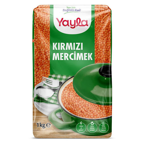 Yayla Kırmızı Mercimek 1 Kg nin resmi