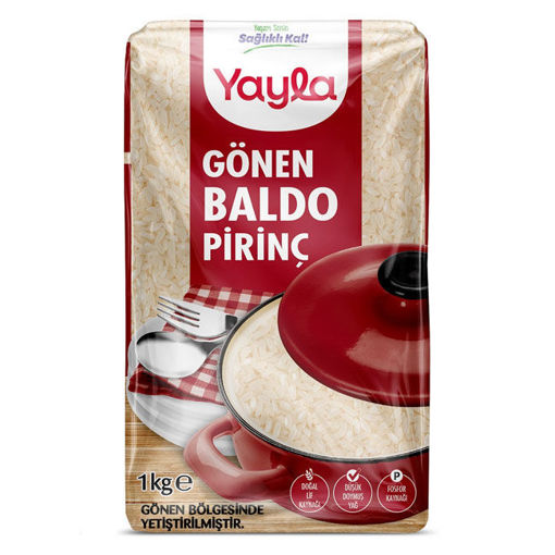 Yayla Baldo Pirinç 1 Kg nin resmi