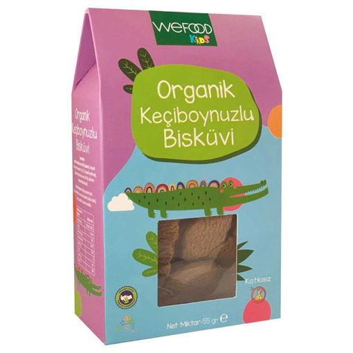 Wefood Kids Organik Keçiboynuzlu Bisküvi 55Gr nin resmi