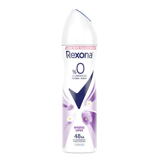 Rexona Mystic Love Kadın Sprey Deodorant 0 Alüminyum 150ml nin resmi