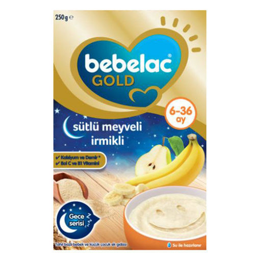 Bebelac Gold Sütlü Meyveli İrmikli 250GR nin resmi