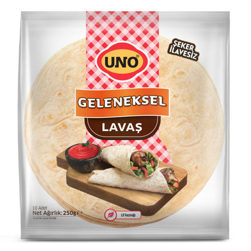 Uno Geleneksel Lavaş Ekmeği 15 Cm 250 Gr nin resmi