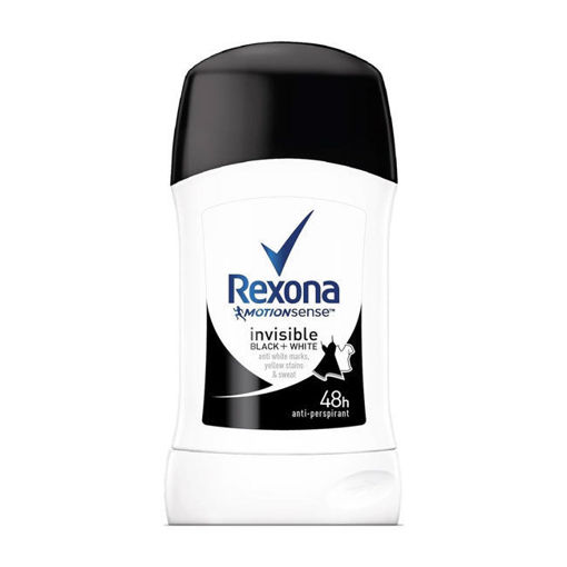 Rexona Stick 40ml İnvisible On Black White nin resmi
