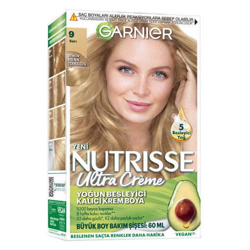 Garnier Nutrisse Saç Boyası 9 Sarı nin resmi