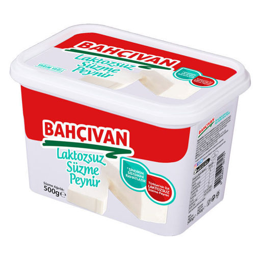 Bahçıvan Yarım Yağlı Laktozsuz Süzme Peynir 500Gr nin resmi