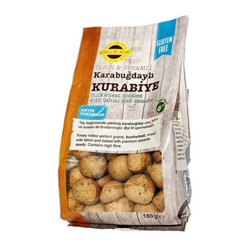 Kireçburnu Karabuğdaylı Glutensiz Kurabiye Tahin Susam 180 Gr nin resmi
