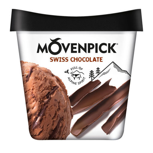 Mövenpick İsviçre Çikolatali Dondurma 500ml nin resmi