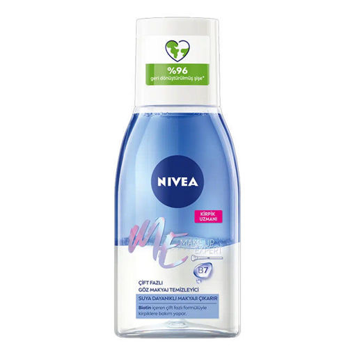 Nivea Çift Etkili Göz Makyaj Temizleyici Mavi 125ml nin resmi