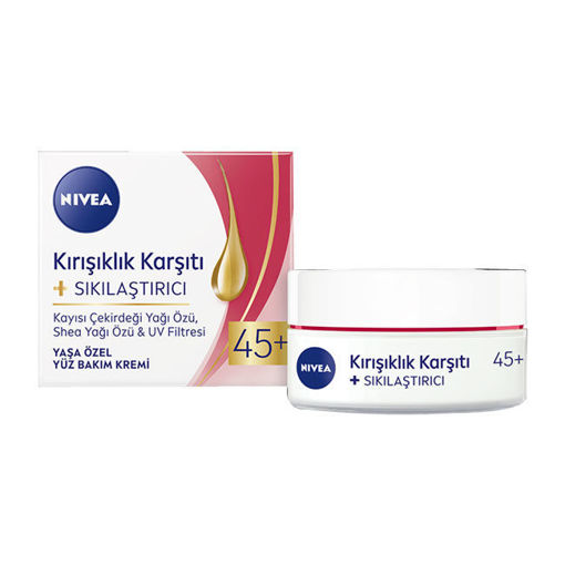 Nivea Kırışık Karşıtı Yaş 45+ Sıkılaştırıcı Krem 50 Ml nin resmi