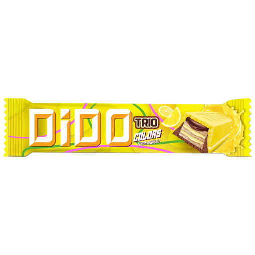 Ülker Dido Trio Colors Limon Aromalı Çikolata 36,5Gr nin resmi