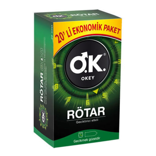 Ok Rötar Prezervatif 20'Li Paket nin resmi