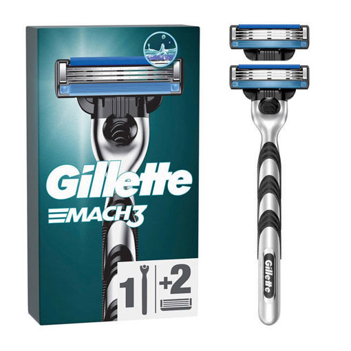 Gillette Mach3 Tıraş Makinesi + Yedek Tıraş Bıçağı nin resmi
