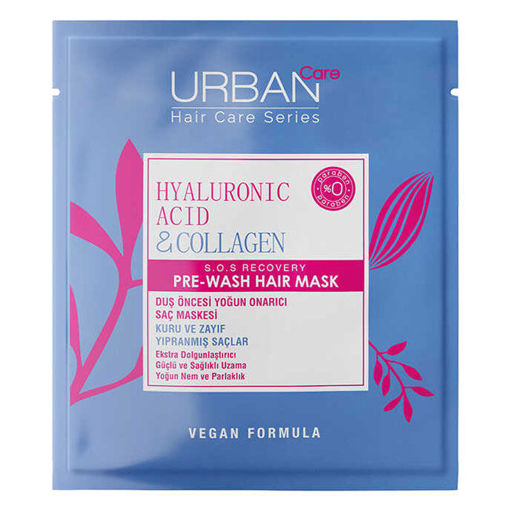 Urban Care Hyaluronic Acid Collagen Duş Öncesi Saç Bakım Maskesi 50ml nin resmi