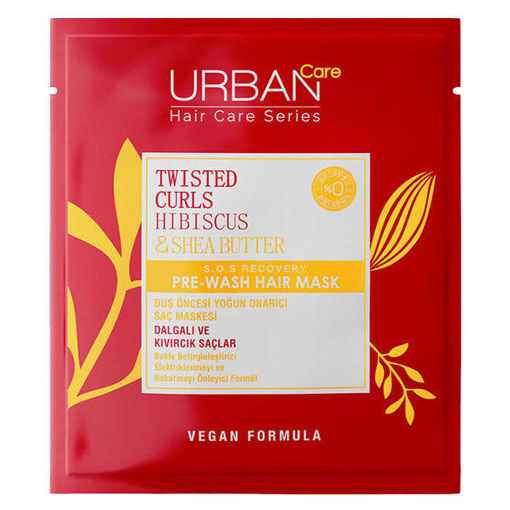 Urban Care Twisted Curls Hibiscus Shea Butter Duş Öncesi Saç Bakım Maskesi 50ml nin resmi
