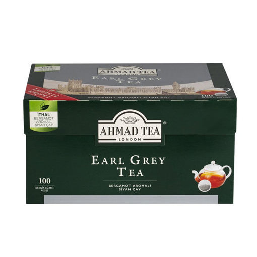 Ahmad Tea Demlik Poşet Çay Earl Grey 320Gr 100'lü nin resmi