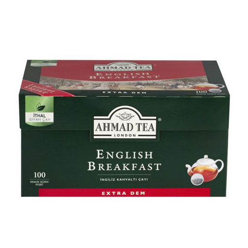 Ahmad Tea Demlik Poşet Çay English Breakfast 320Gr 100'lü nin resmi