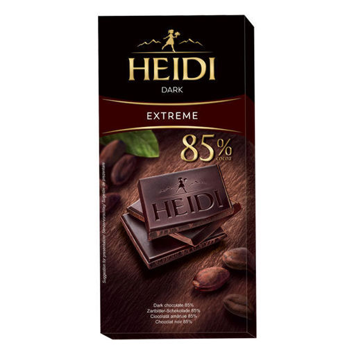 Heidi Bitter Çikolata %85 Kakaolu Extreme 80 Gr nin resmi