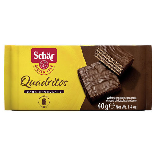 Schar Glutensiz Siyah Çikolata Kaplı Gofret 20gr nin resmi