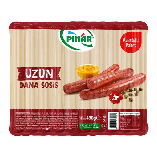 Pınar Sosis 430 Gr nin resmi