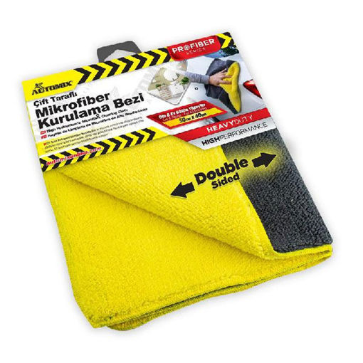 Automix Çift Tarafli Profesyonel Mikrofiber Bez 50*40 Cm nin resmi