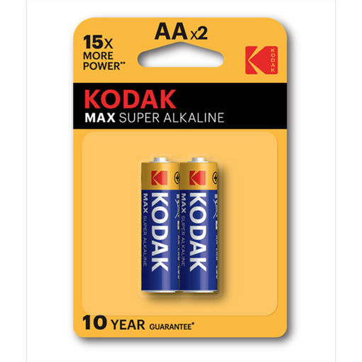 Kodak Max Alkalin Kalem Pil 2li nin resmi