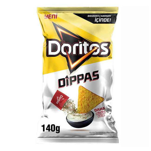 Doritos Dippas Sade Mısır Cipsi 140 gr nin resmi