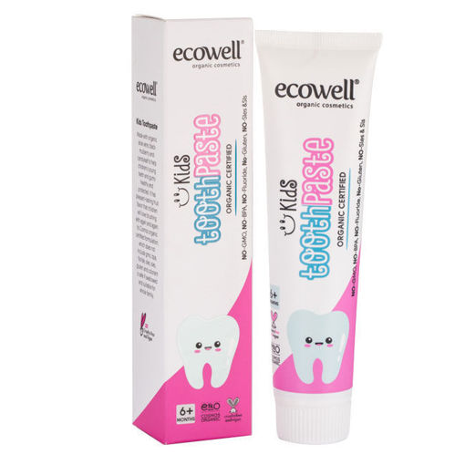 Ecowell Organik Çocuk Diş Macunu 75ml nin resmi