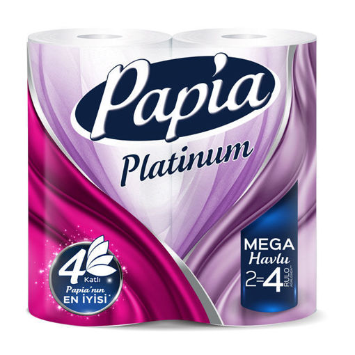 Papia Platinum Jumbo 2=4 Havlu nin resmi