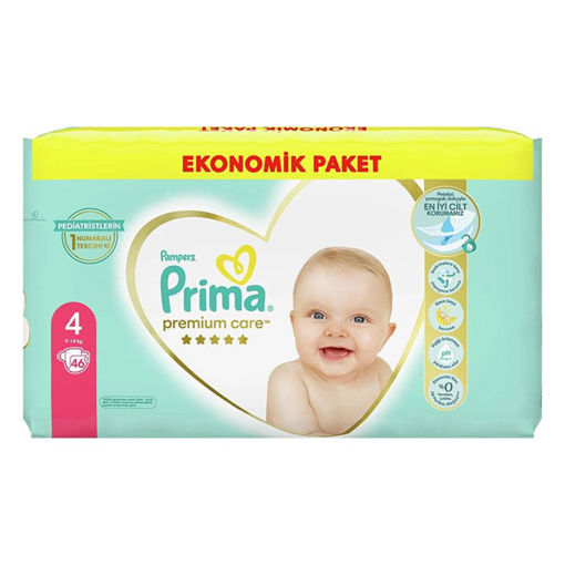 Prıma Premium Care Ekonomik Paket 4 Beden Maxı 9-14 Kg 46Lı nin resmi