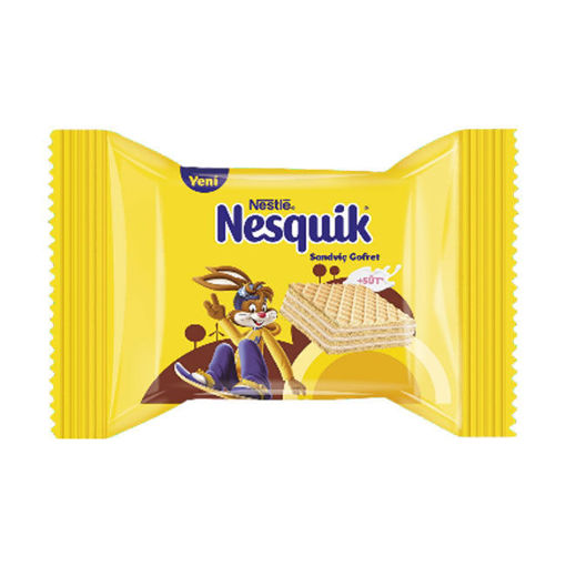 Nestle Nesquik Sandviç Gofret 22Gr nin resmi